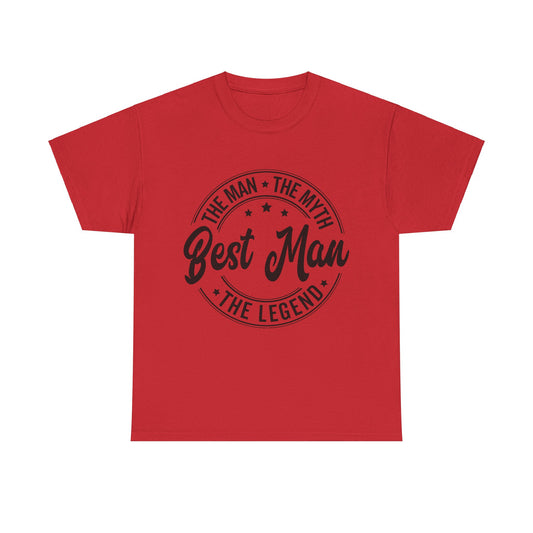 Best Man Tee | Unisex Heavy Cotton Tee