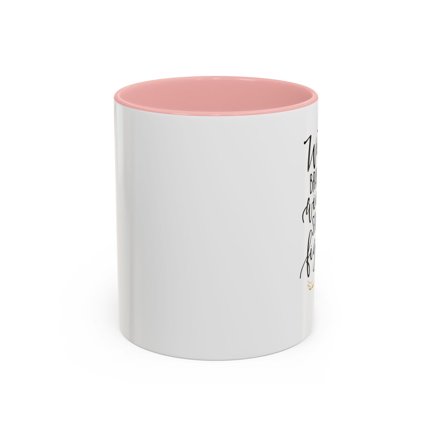 Mug - Breast Cancer Awareness With Brave Wings Design