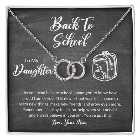 To My Daughter | As You Head Back To School | Perfect Pair Necklace