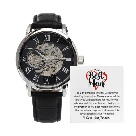 To My Best Man | My Brother | Openwork Watch