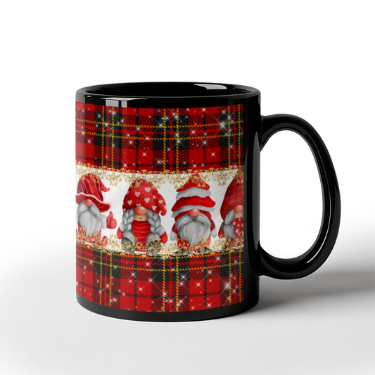 Christmas Fun | Black Ceramic Mug