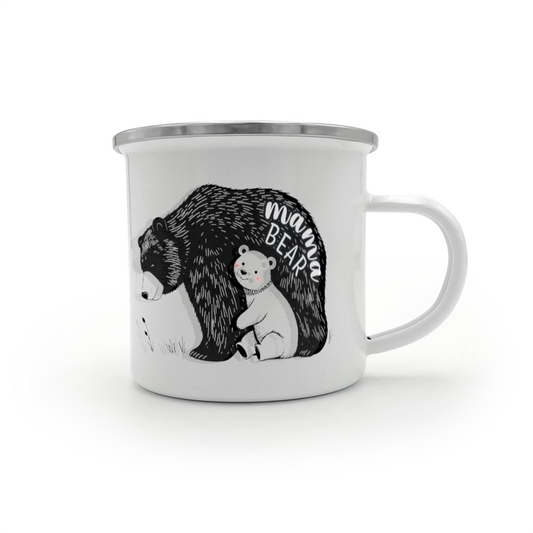 Mama Bear | 12oz Enamel Camping Mug