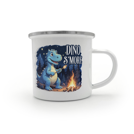 Dino S'mores | 12oz Enamel Camping Mug