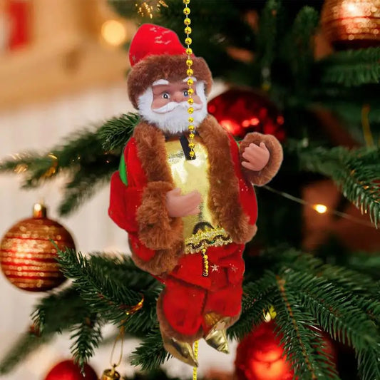 Musical Climbing Santa Christmas Decor