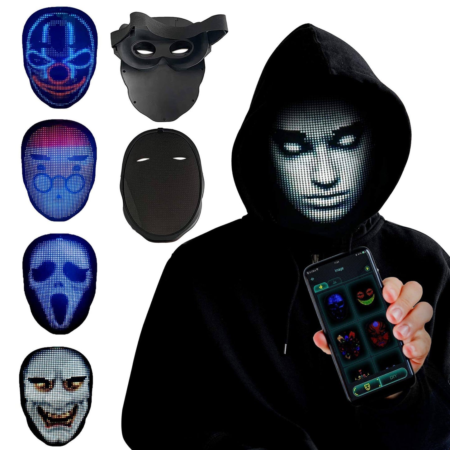 Magic LED Party Mask